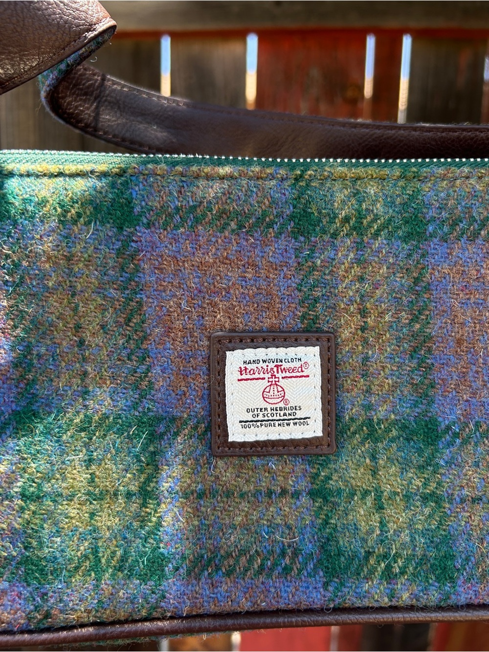 Glen Appin of Scotland Harris Tweed Duchray baguette bag - Picture 3 of 7